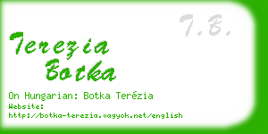 terezia botka business card