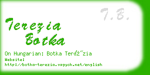 terezia botka business card